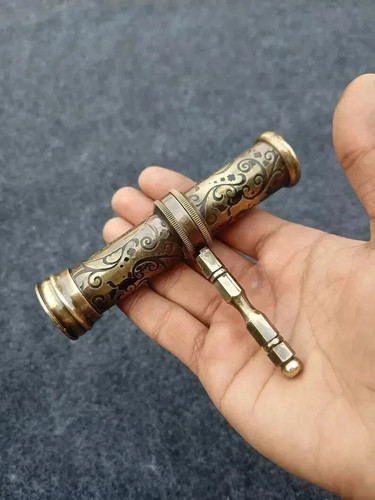 Ancien kaléidoscope laiton - en,