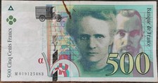 Billet de 500 francs Pierre et
