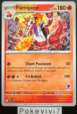 Carte Pokemon FLÂMIGATOR 038/198 N°36 Academie de Combat 2024 FR NEUF