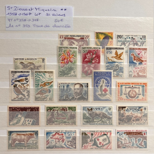Timbres saint pierre - pierre, et