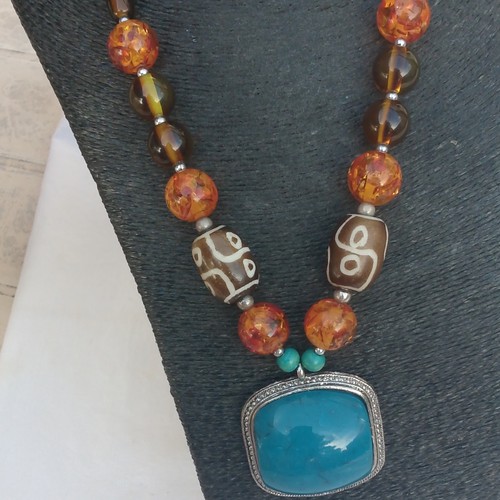 Collier fantaisie bohème