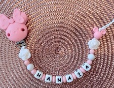 Attache tetine personnalisée Minnie silicone 