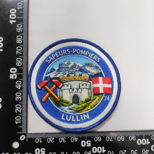 Ecussons pompiers lullin sdis - ecussons,