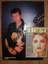 BEST N°224 poster neuf BASHUNG et CARMEL PRINCE MADONNA NIAGARA STANGLERS ALPHA