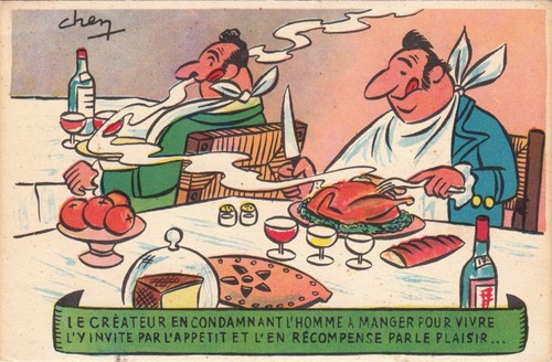 Carte postale humoristique - postale,
