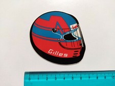 Autocollant Gilles Villeneuve