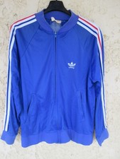 Veste ADIDAS A15 équipe de FRANCE vintage TREFOIL jacket felpa 80's VENTEX 180 L