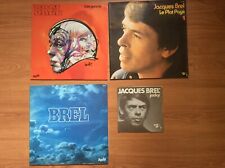 4 Vinyles Jacques Brel