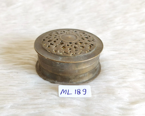 Boîte pilules antique - boîte,