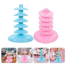  Support à gâteaux Pops, 2 pièces, porte-sucettes à trous multiples, présentoir