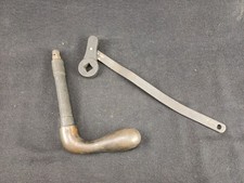 Poignée originale + tige machine a sous roulette NAU comptoir bistrot ancien