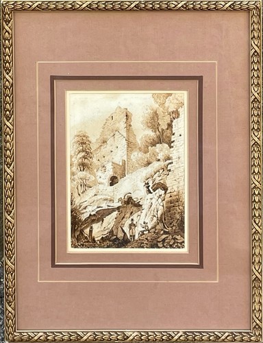 Dessin ancien 19è xixè - ancien, lavis