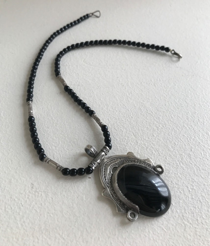 Collier touareg argent et - en,