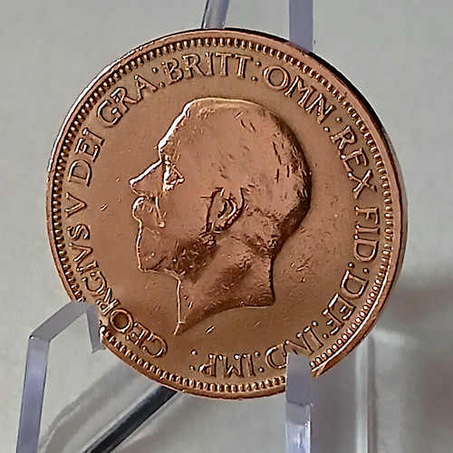 Pièce half penny - half,