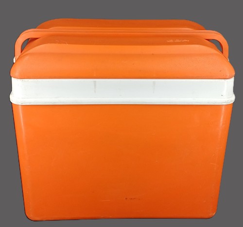 Glacière vintage orange