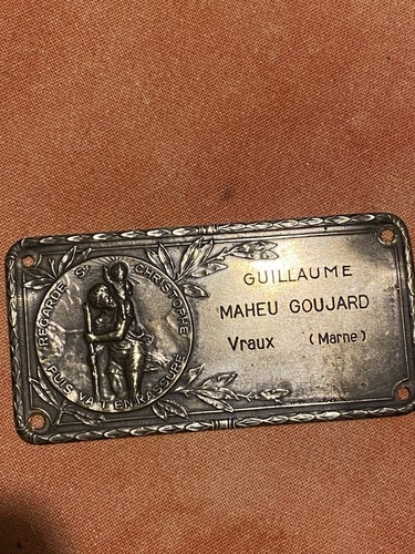 Grande plaque saint christophe - grande,
