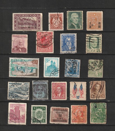Lot timbres divers - timbres,