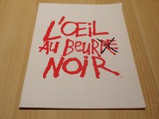 Dossier presse " l' oeil au