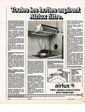 PUBLICITE  1977   AIRLUX