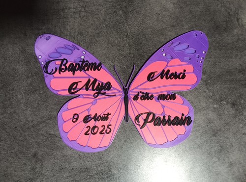 Papillon baptême - papillon,