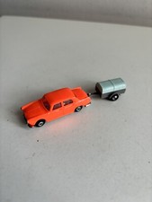 micro norev 1 86 Peugeot 404 Avec Remorque Bâchée État Neuf