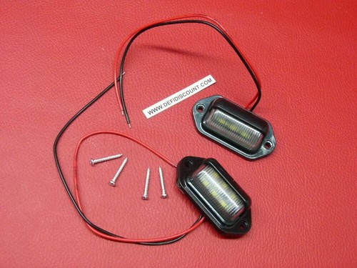 Eclairages plaque - x2,