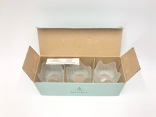 PartyLite 3 Frosted Lotus