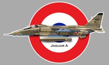 AUTOCOLLANT AVION JAGUAR A