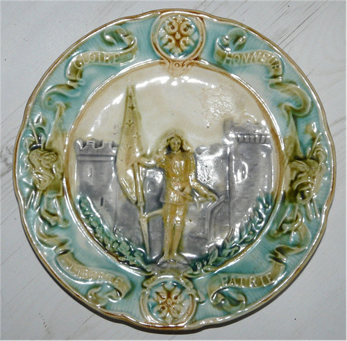 Jeanne arc assiette - jeanne, d'arc