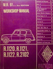 RENAULT 4L WORKSHOP MANUAL R