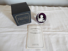 ANCIEN Camée  Presse-papier en CRISTAL BACCARAT " Jeanne D'arc " Signé