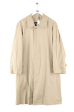 Trench-coat en coton beige