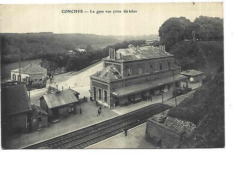 Conches gare vue - la,
