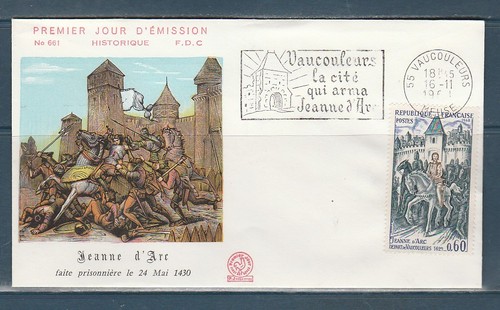 Enveloppe 1er jour jeanne - ,