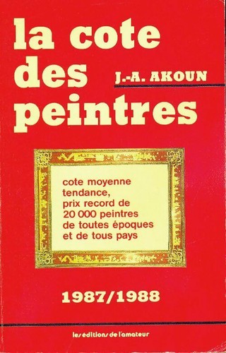 Côte des peintres 1987 - côte,