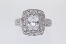 Argent Sterling Ovale Labo