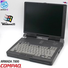 Compaq Armada 7800 PC Portable Windows 98 Parallèle Port Pentium 2 II 400MHZ