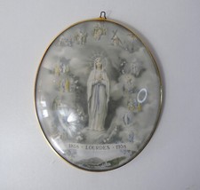 Cadre en verre bombé Vierge