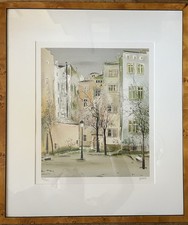 Lyon la Tour rose  - Georges Damin - Lithographie signée numérotée