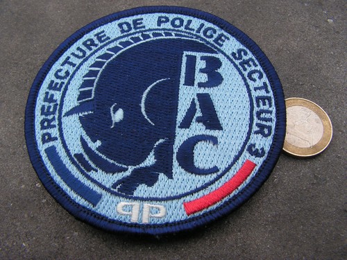 Police patch bac paris - police,