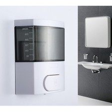  Distributeur Savon Cuisine Pousse Liquide Récipient Lavage Du Corps Mural