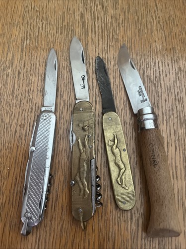 Lot couteaux poche pliant - lot,