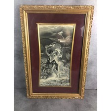 Tableau tissé sur soie Lyon