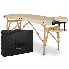 Table de massage en bois professionnelle de marque Aveno