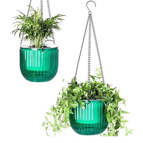 Pot fleurs suspendu - fleurs,