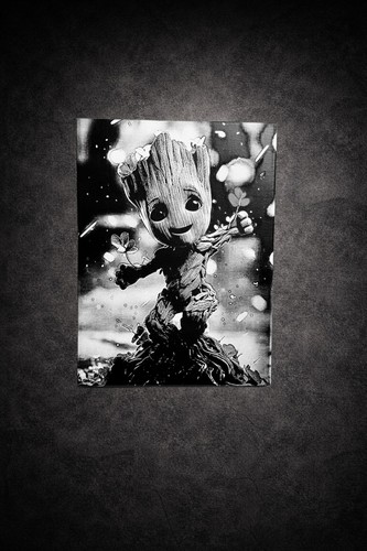 Tableau baby groot marvel - groot,