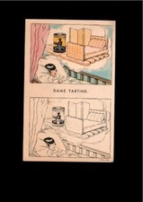 coloriage publicitaire Lait concentré Nestlé chanson il était une dame tartine