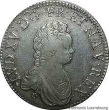 W4782 Rare Ecu Louis XV