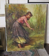 Richard Durando Togo * né 1910 Argentine - mort Paris * Huile sur Toile 20ème