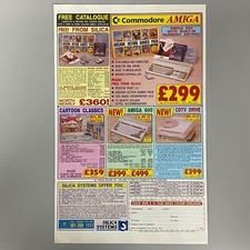 Commodore Amiga 500 600 Arcade Action Jeux Paquet 1992 Vintage Rétro Annonce